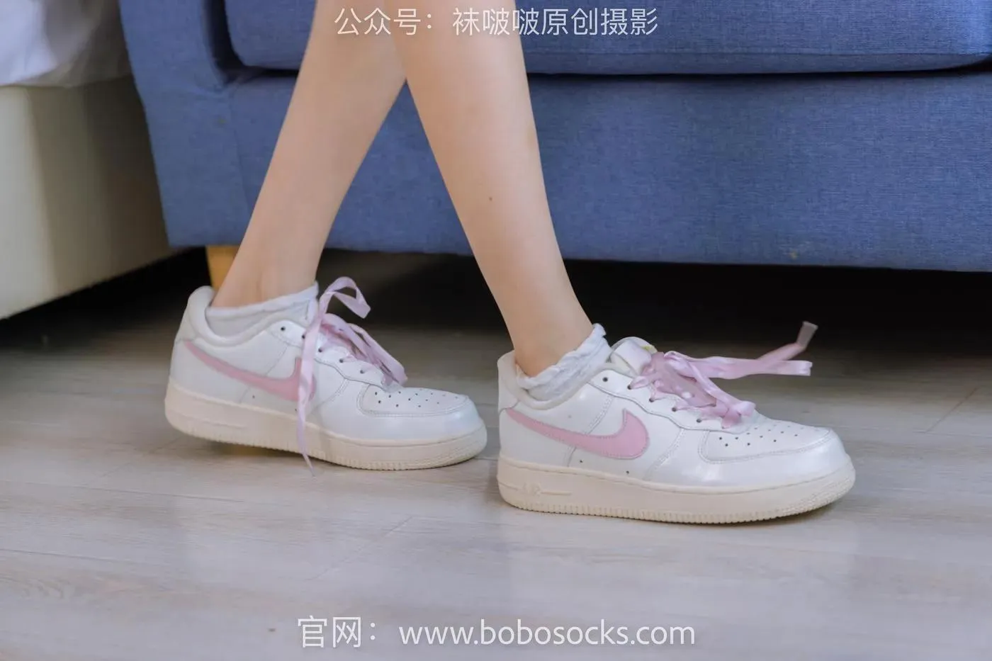 [BoBoSocks袜啵啵]NO.147 稚予-空军一号板鞋、白棉袜、体操服 [139P]插图9